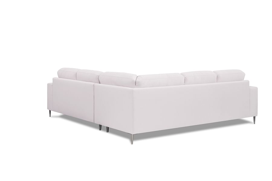 Zuri Leather Sectional by Palliser in Beige Leather - Custom Colors Available